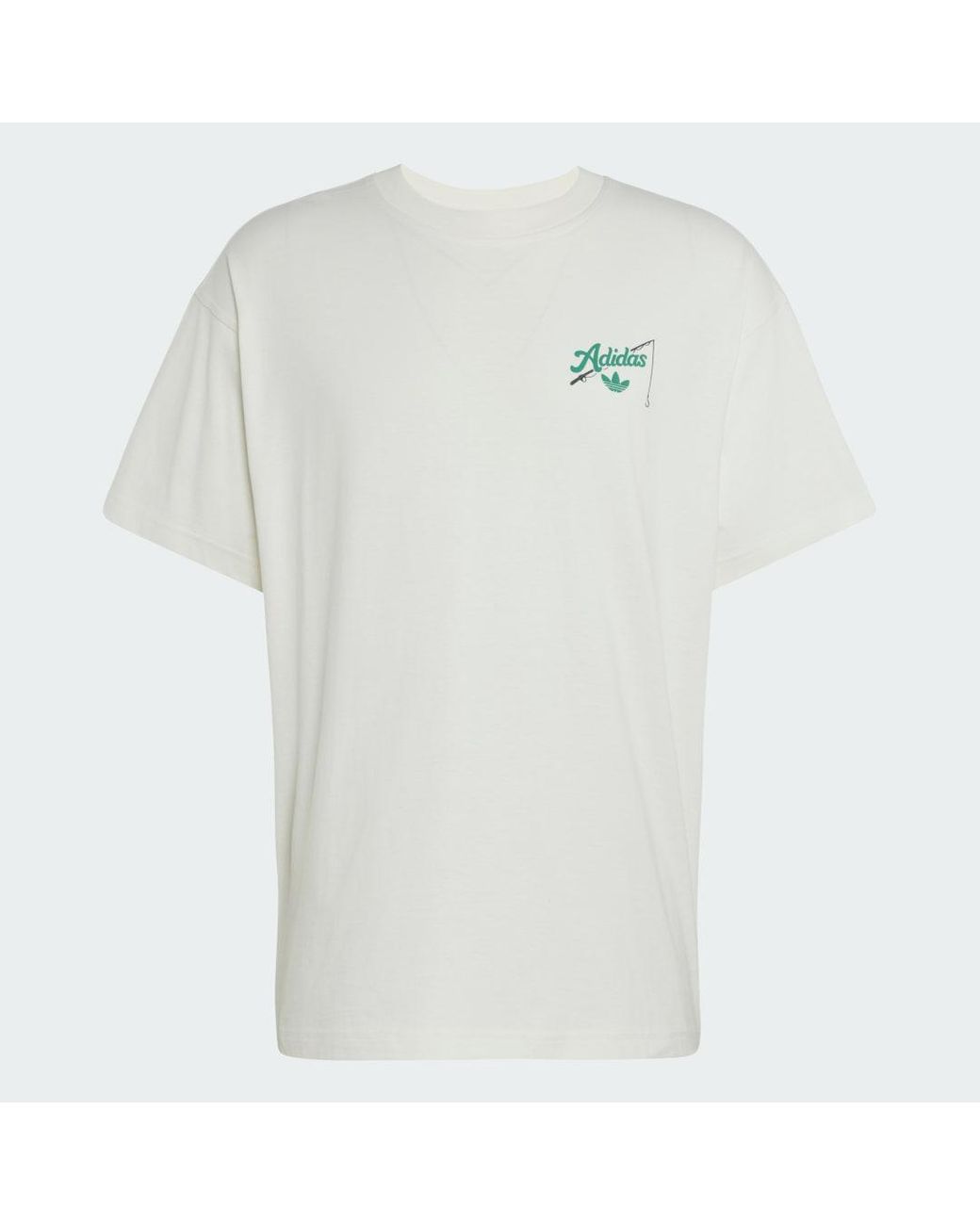 adidas City Fishermen Graphic Oversized T-Shirt in White for Men | Lyst UK