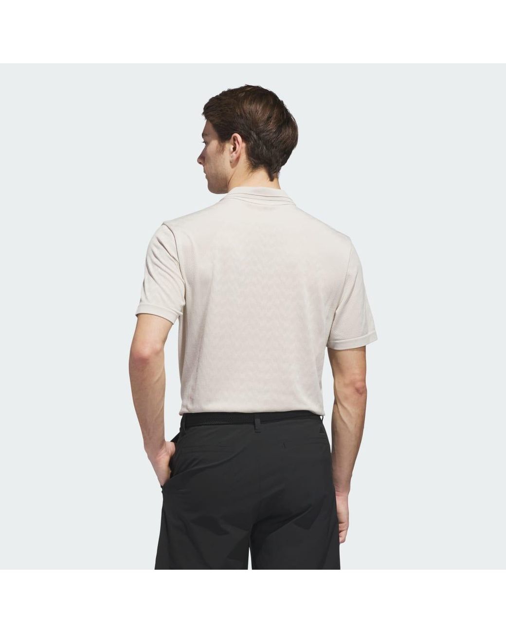 Adidas White Ultimate365 Tour Seamless Polo Shirt for men