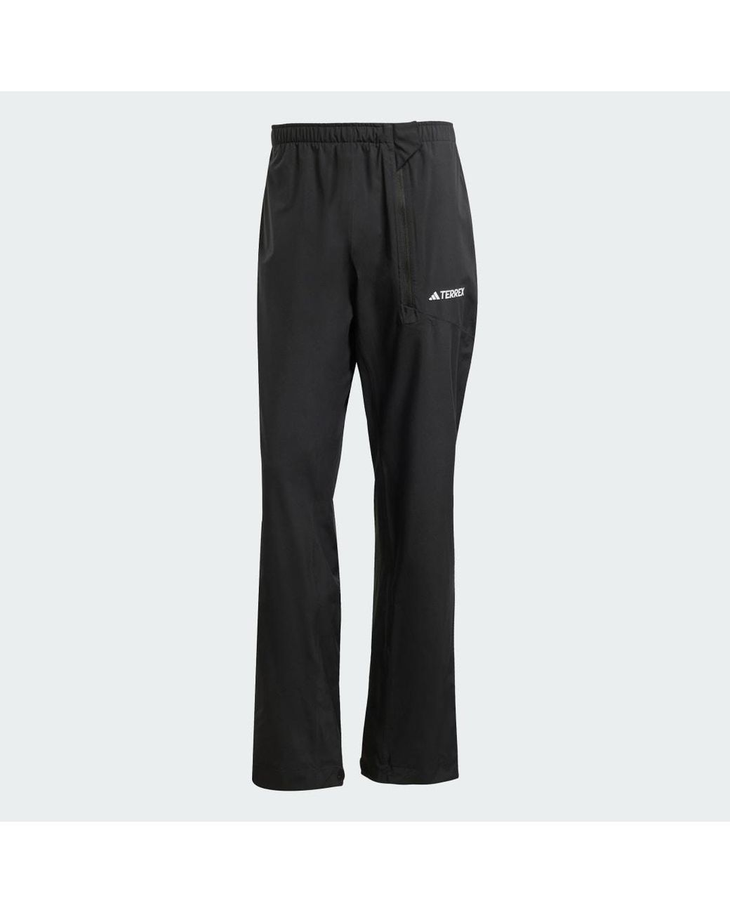 Adidas Gray Terrex Multi Climaproof Two-Layer Rain Tracksuit Bottoms 2.0 for men