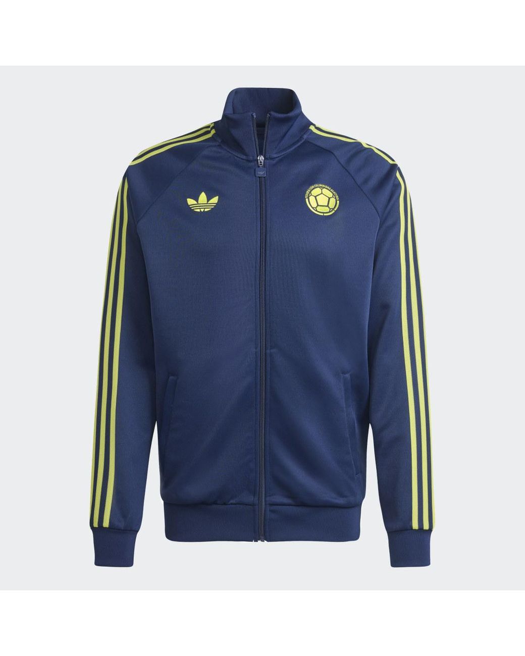 Adidas Originals Blue Colombia National Team Originals Full-Zip Track Jacket for men
