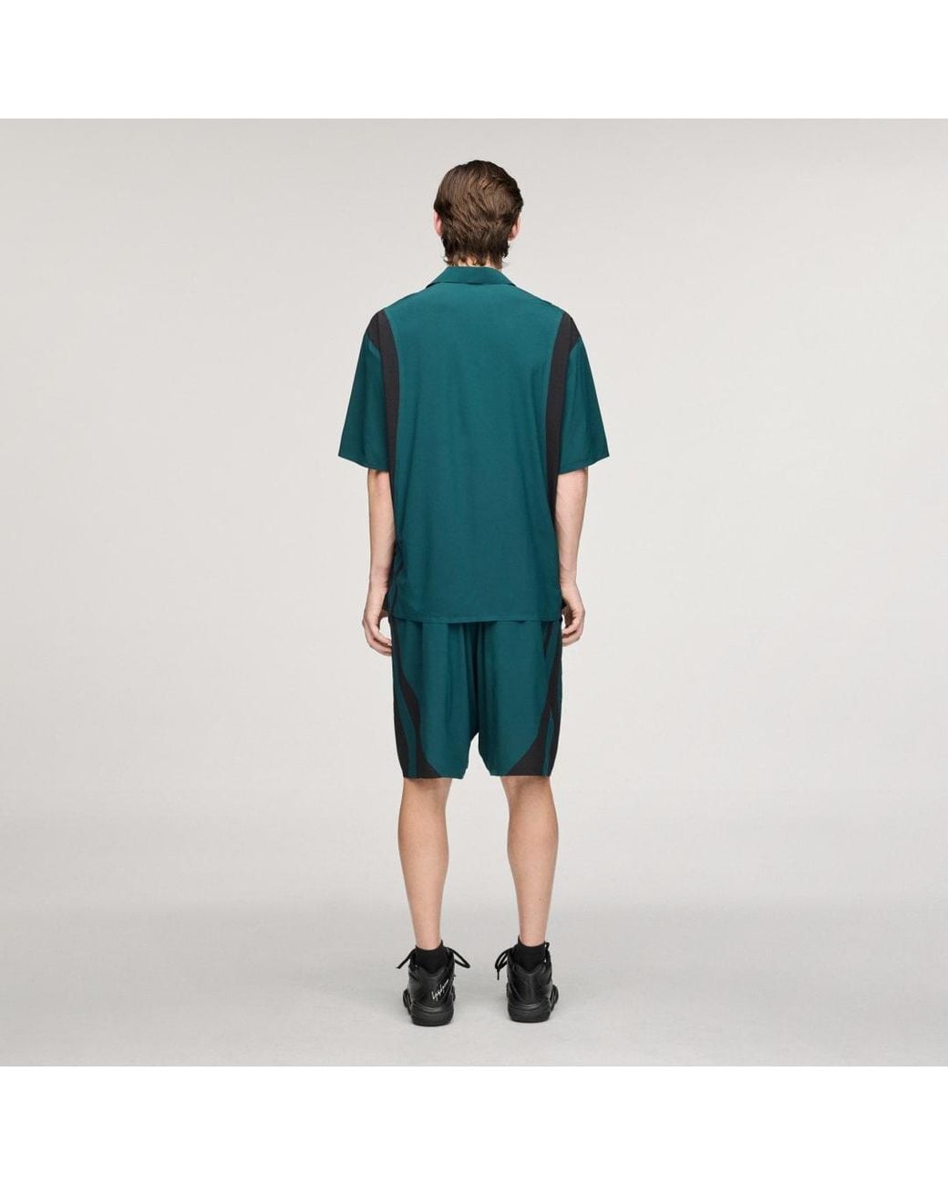 Adidas Green Y-3 Ultralight Woven Shirt for men