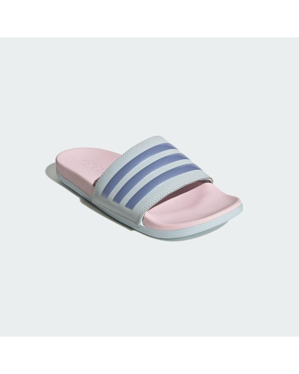 Adidas Blue Adilette Comfort Slides