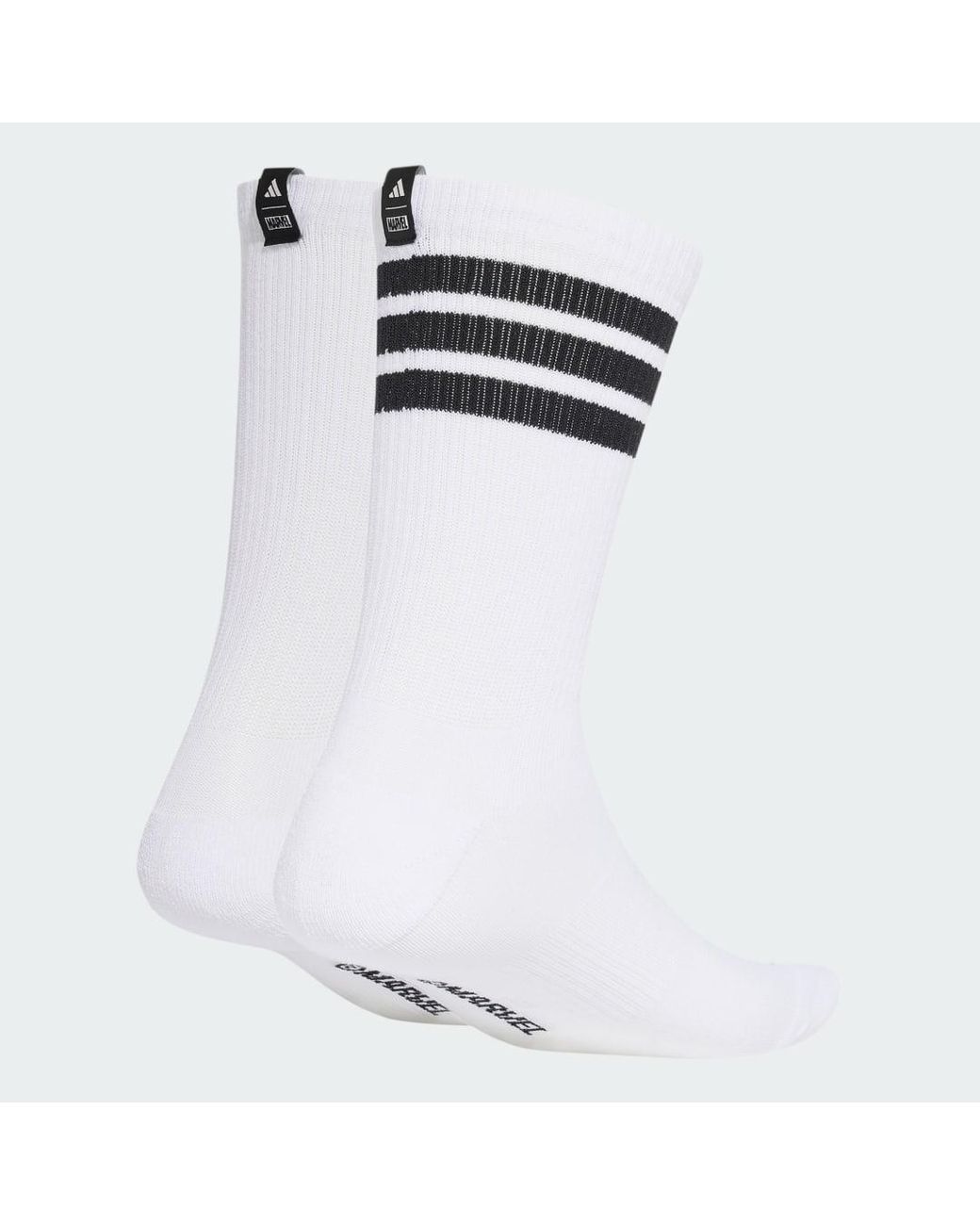 Adidas White Marvel Spider- Socks
