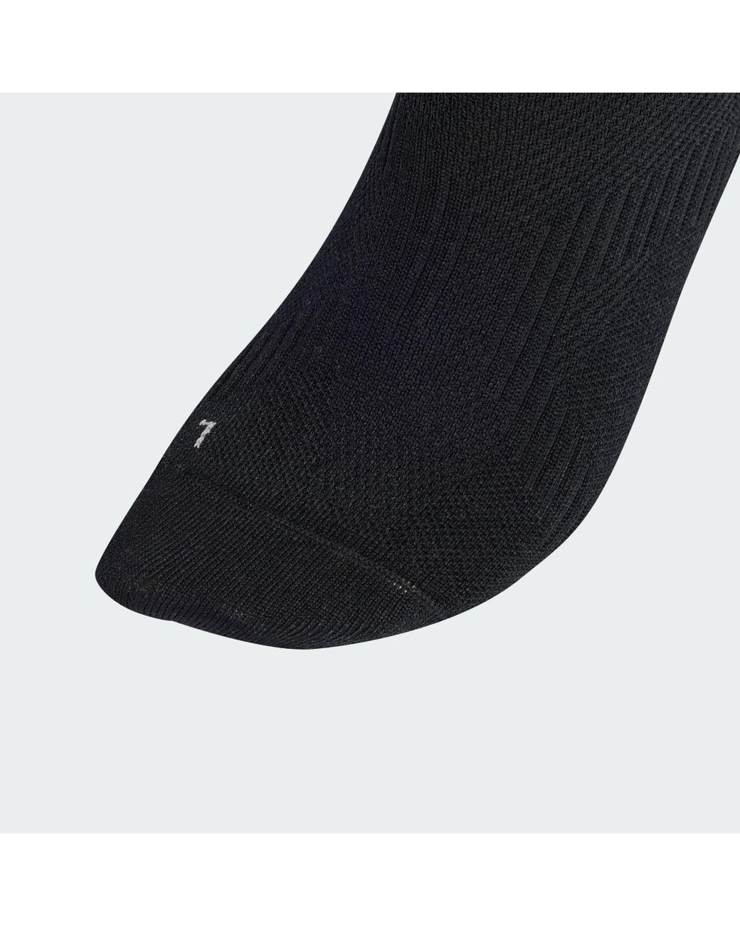 Adidas Black Running Reflective Crew Sock