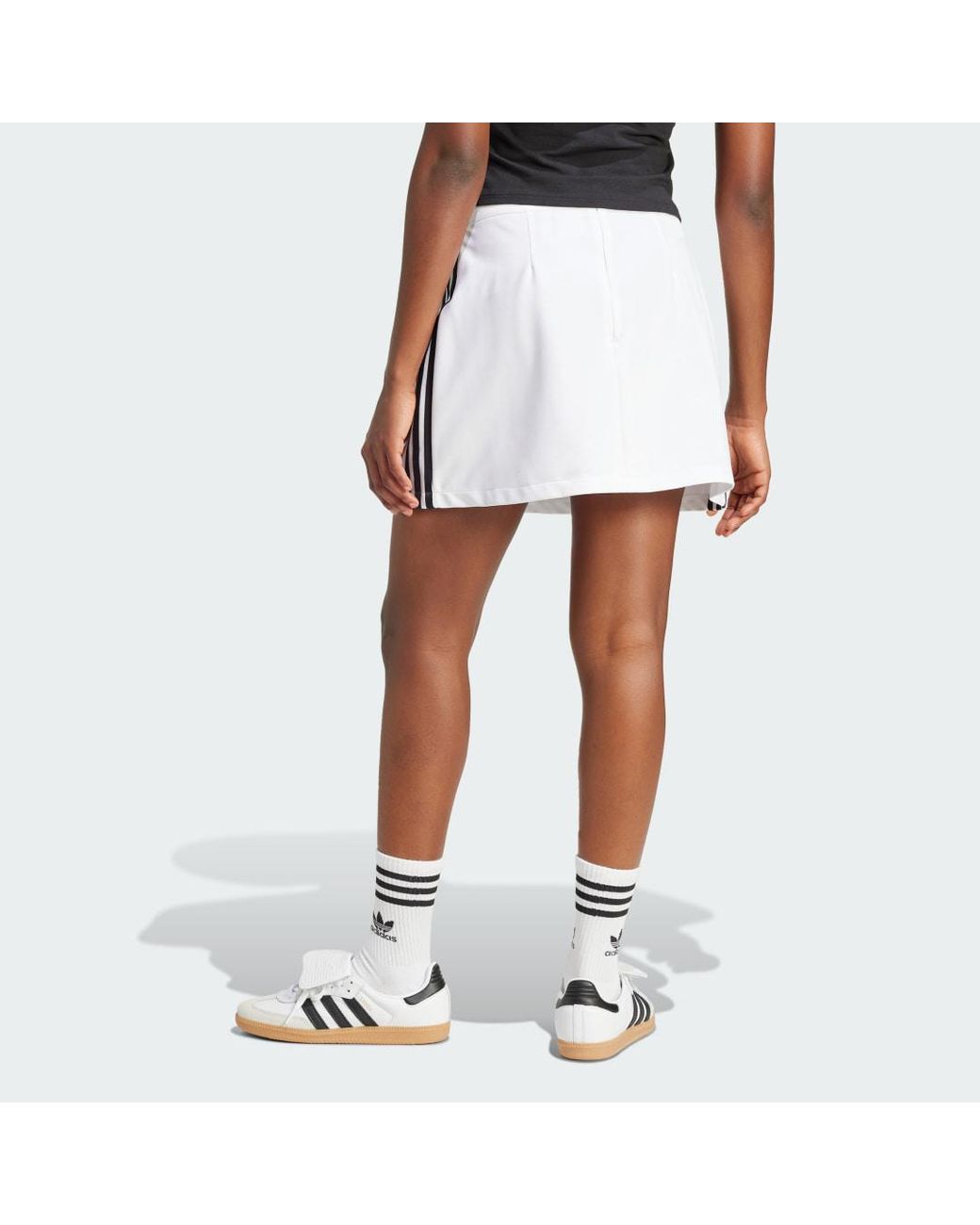 adidas 3 stripe mini skirt