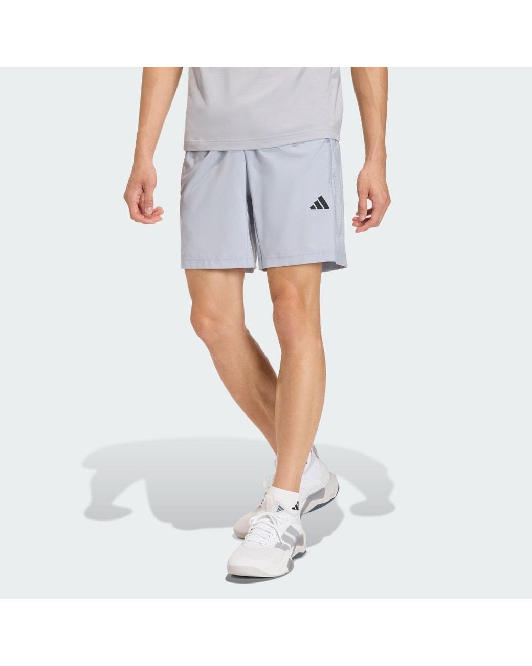 Adidas Blue Workout Essentials Base Woven Short for men