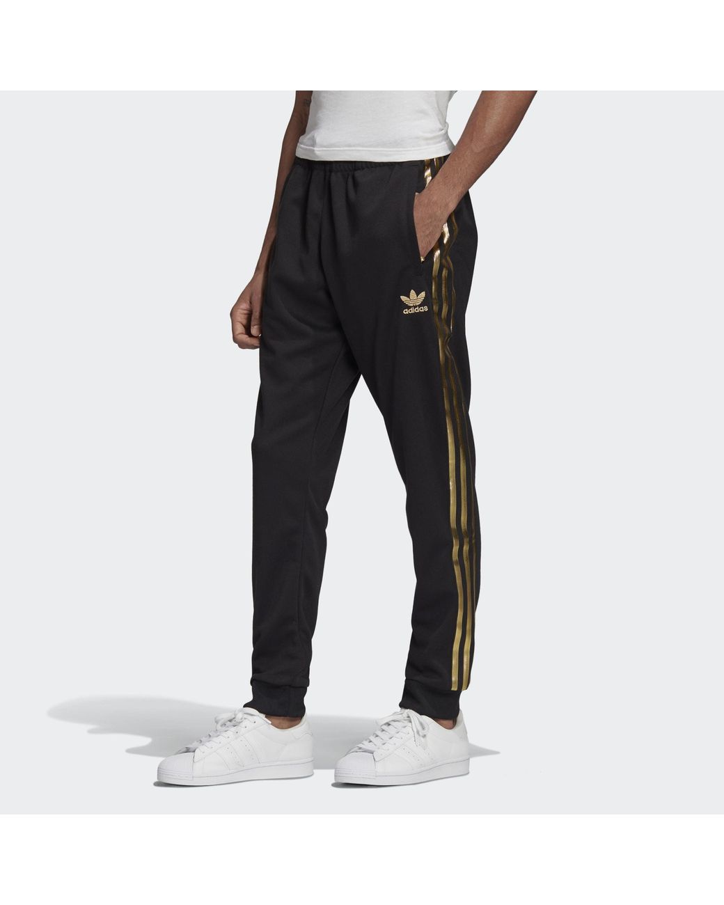 adidas Sst 24k Track Pants in Black for Men Lyst UK