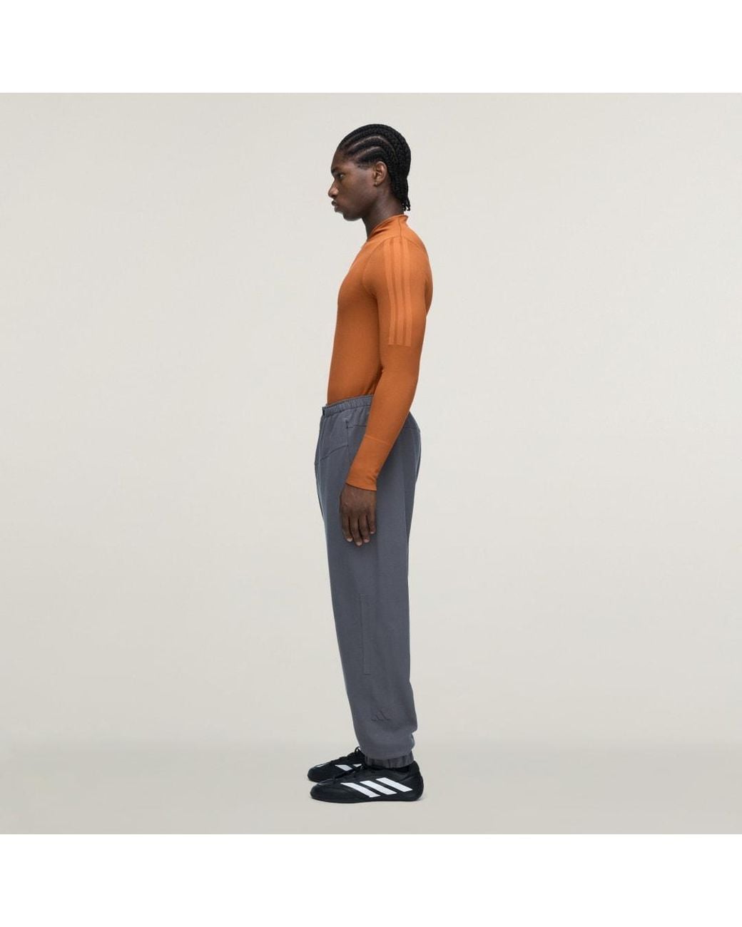 Adidas Blue X Entire Studios Uniform Flatknit Long Sleeve T-Shirt for men