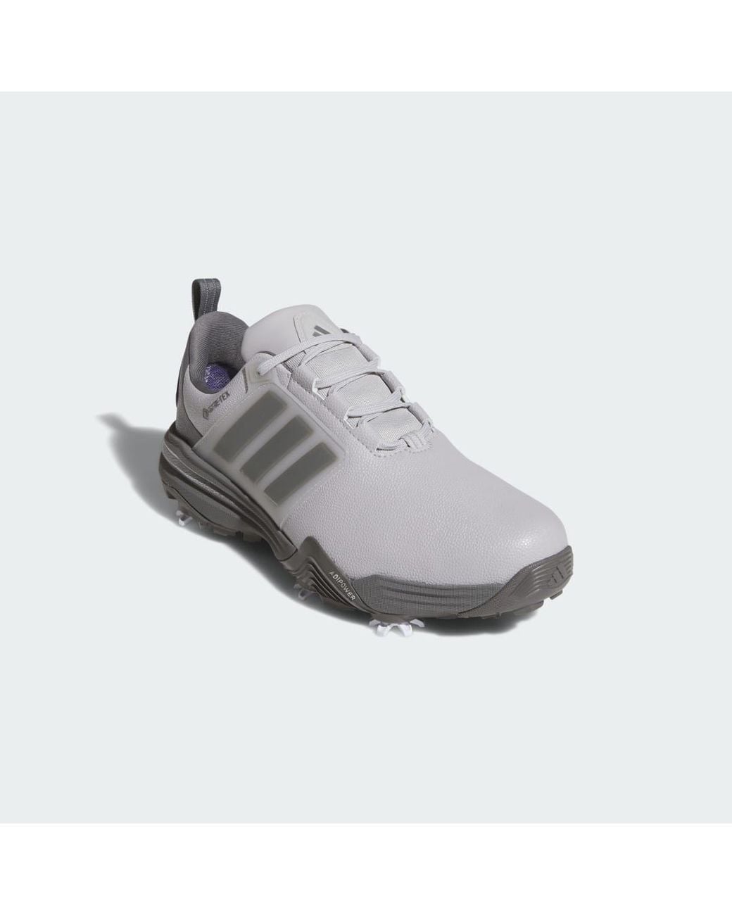 Adidas Gray Adipower Gore-Tex Wide Golf Shoes for men