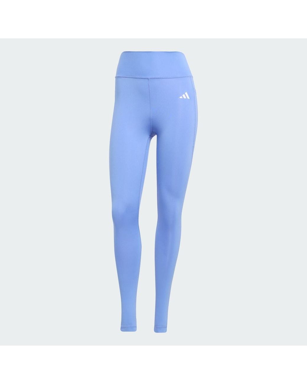Adidas Blue Optimé Essentials Stash Pocket Full-Length Leggings