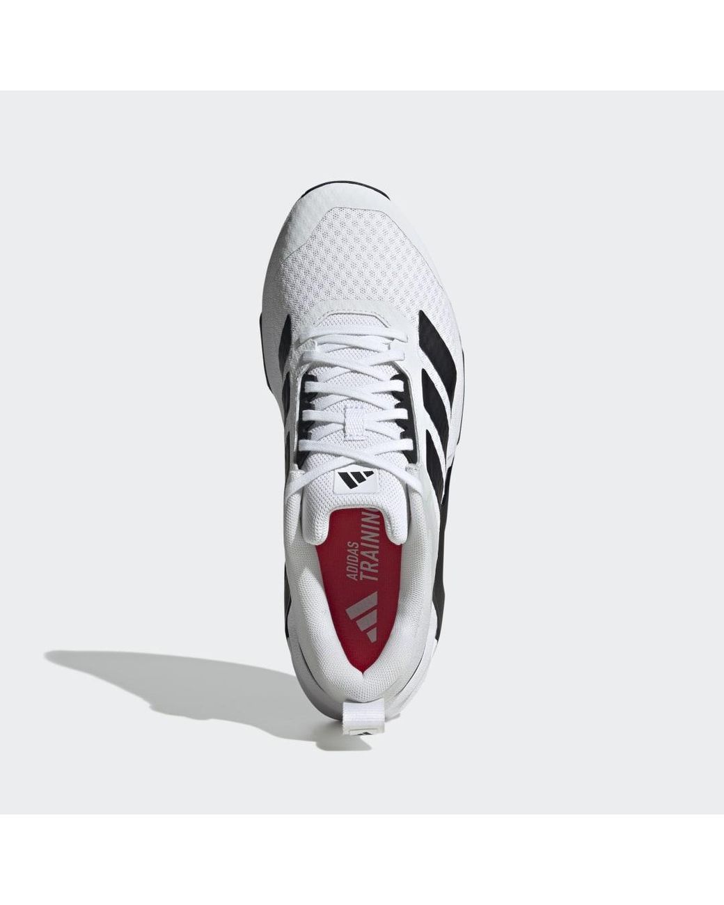 Adidas White Training Dropset Control Training Shoes Js3118 for men