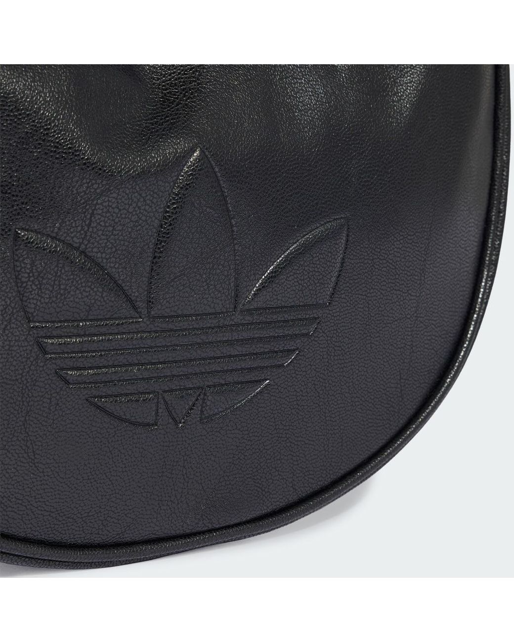 Adidas Black Adicolor Half Crescent Bag Metallic Pu