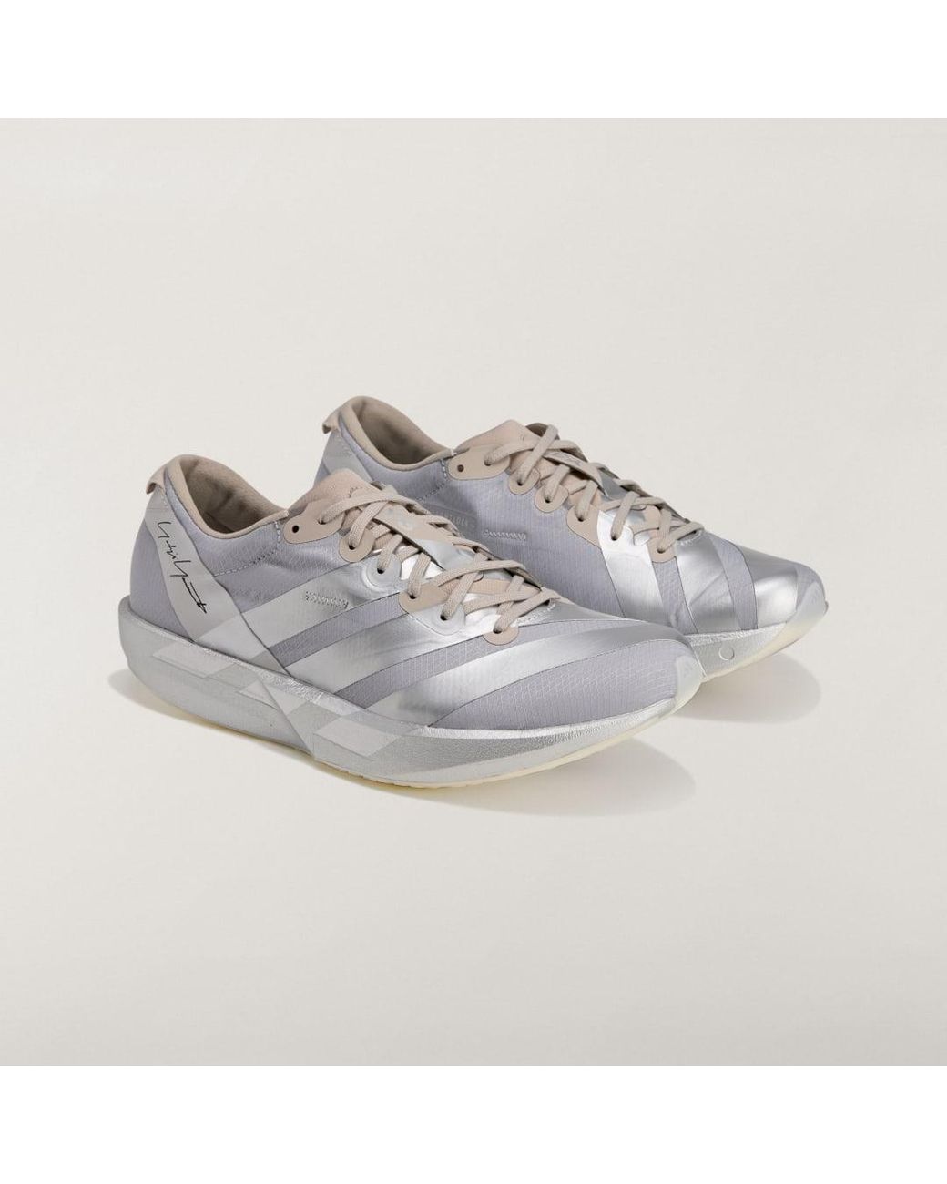 Adidas Gray Y-3 Adios 9 Shoes for men