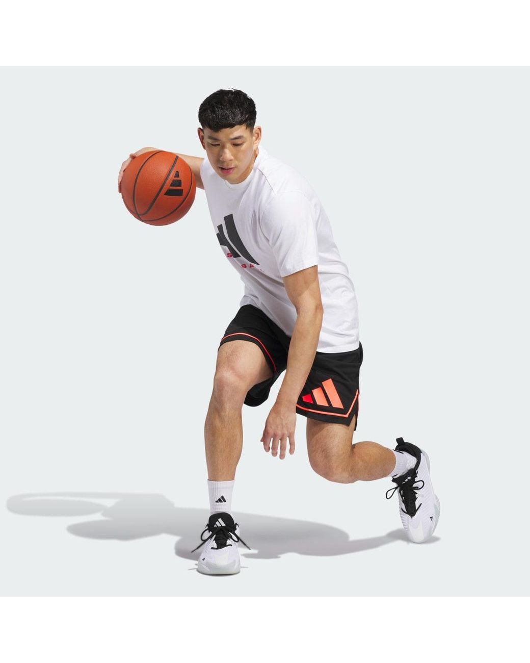 Adidas Black Basketball Badge Of Sport Shorts for men