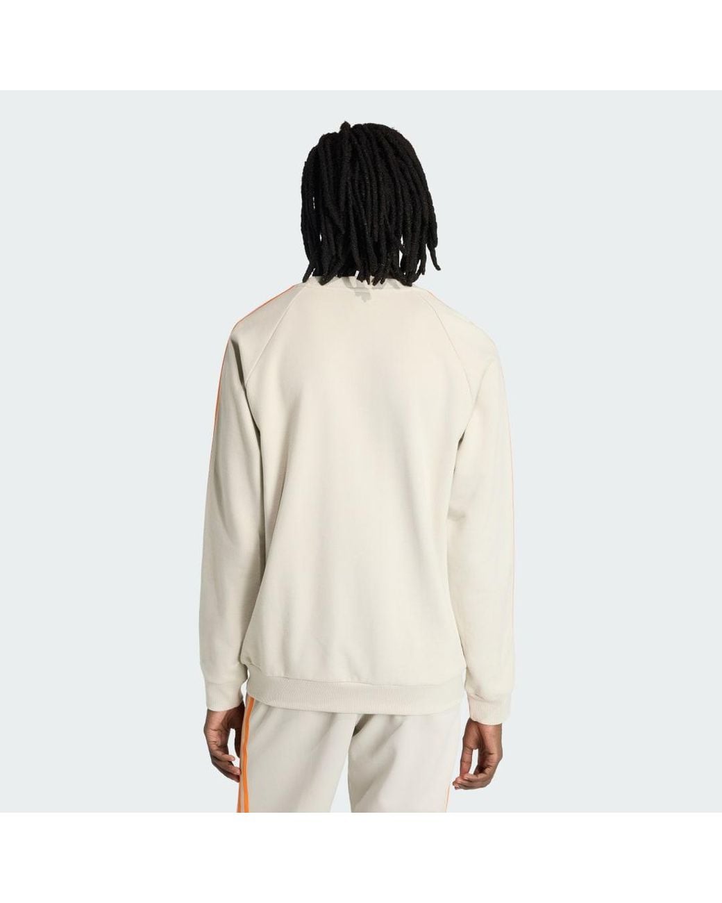 Adidas Natural Fc Bayern Originals Crew Sweatshirt for men
