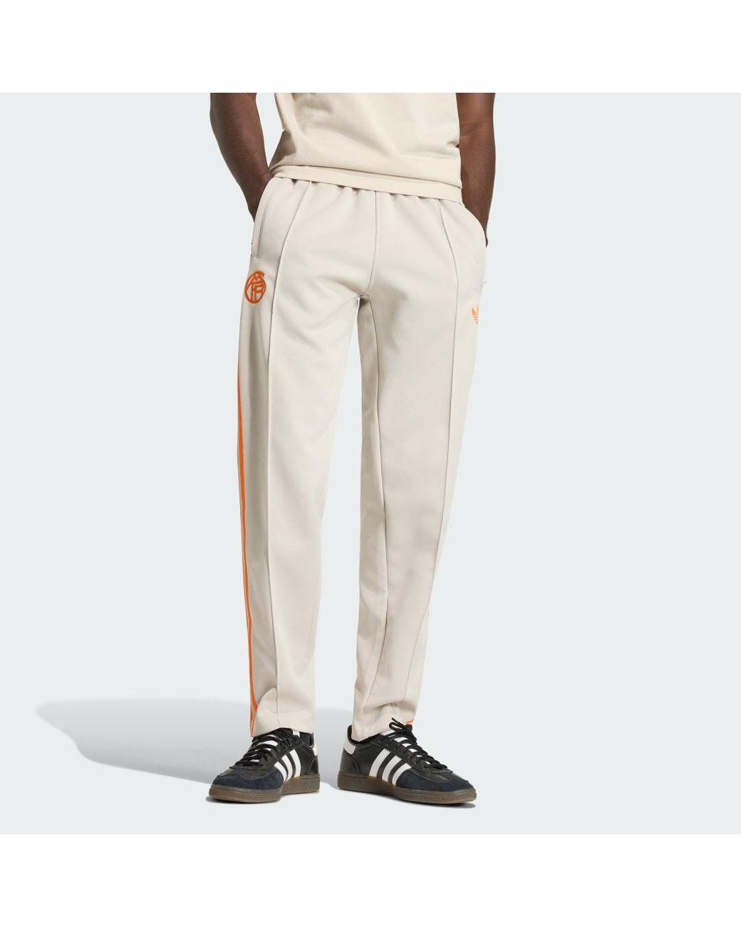 Adidas Natural Fc Bayern Originals Track Pants for men