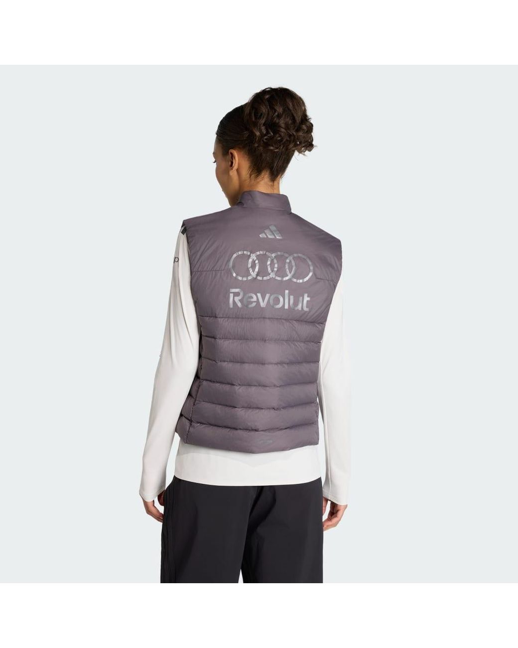 Adidas Gray Audi Revolut F1 Team Engineers &Amp; Marketing Padded Vest