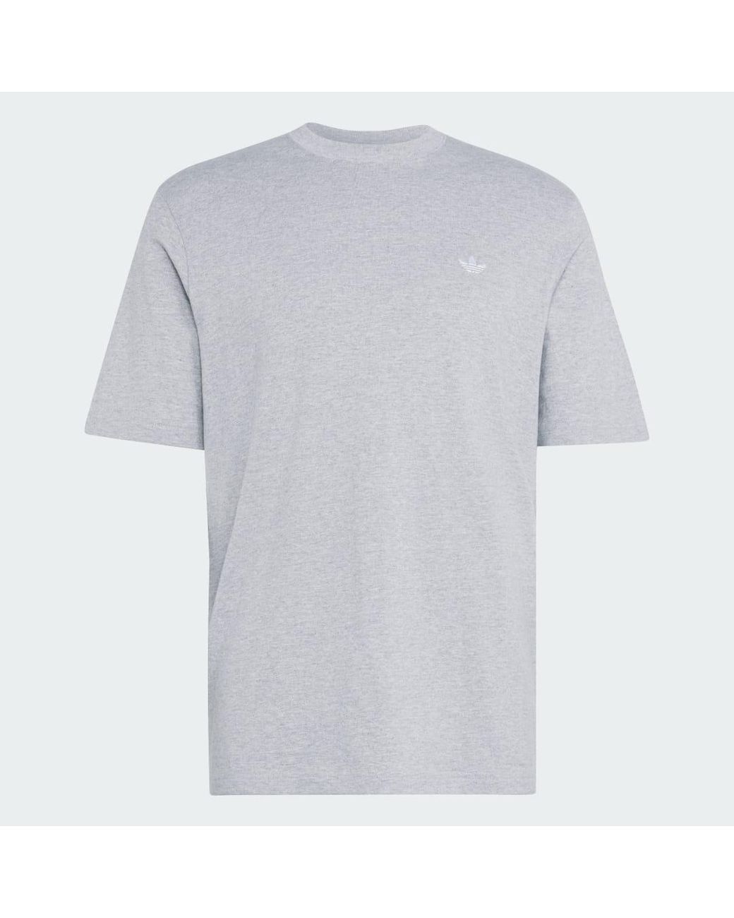Adidas Gray Trefoil Essentials T-Shirt for men