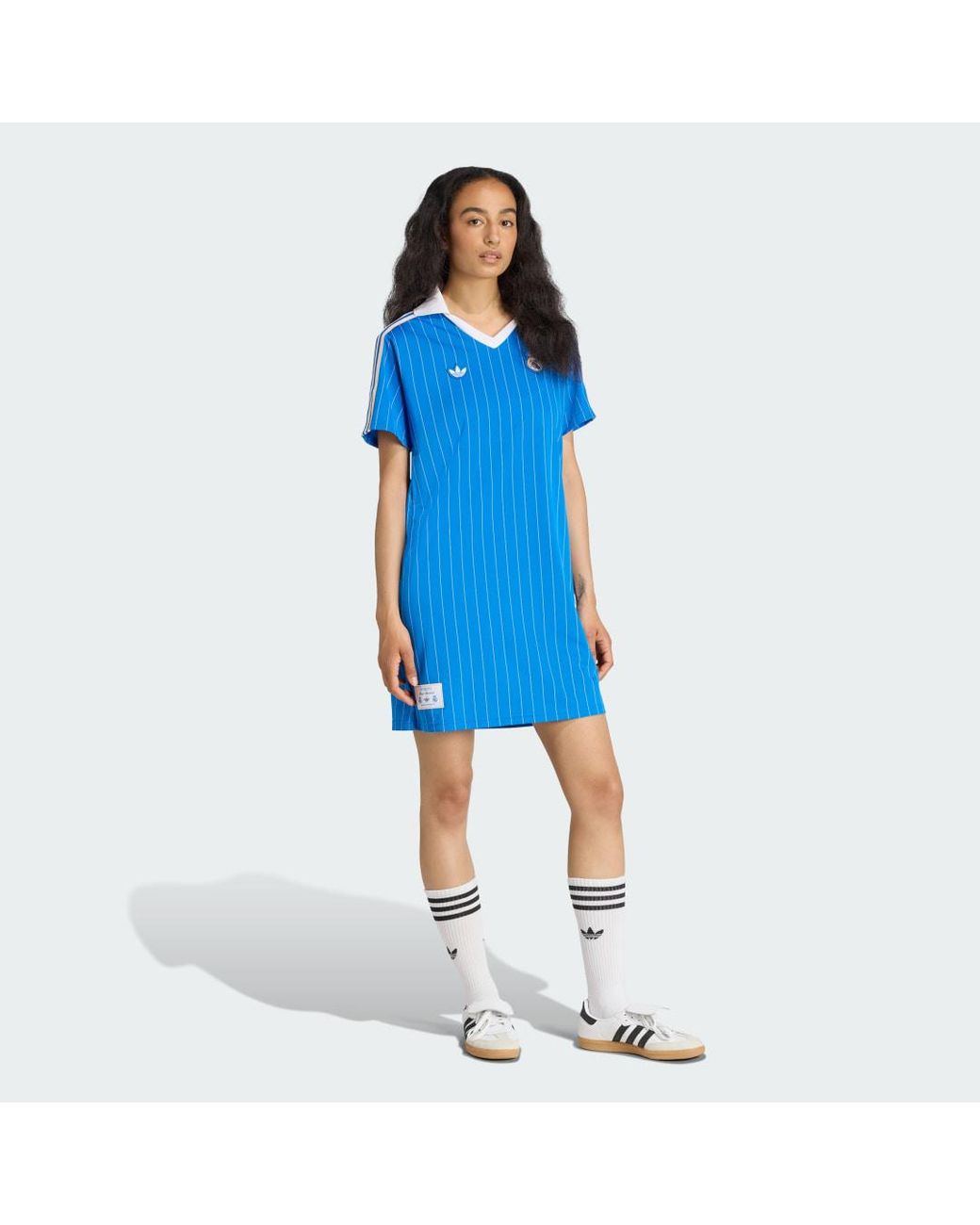 Adidas Blue Real Madrid Terrace Icons Dress