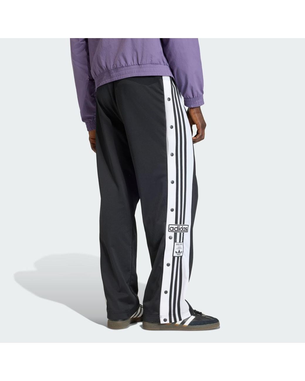 Adidas Black Adibreak Classic Tracksuit Bottoms for men