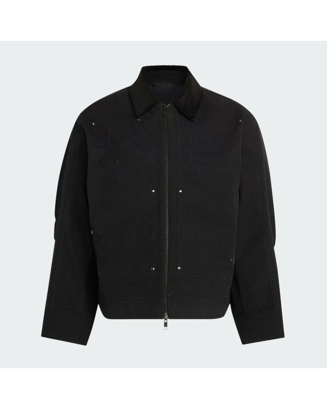Adidas Originals Black Premium Essentials Bomber Jacket for men