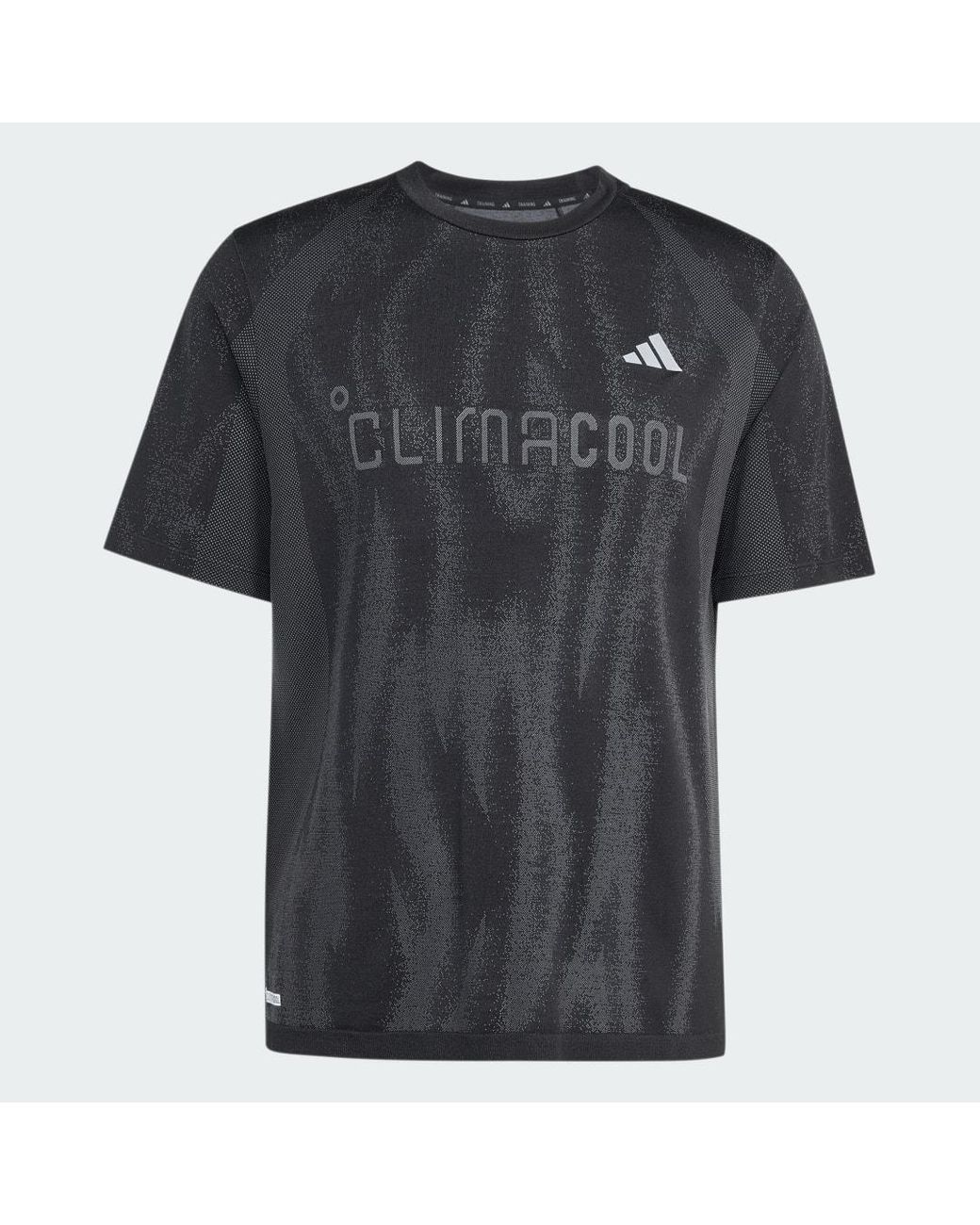 Adidas Black Tech Apparel Seamless T-Shirt for men