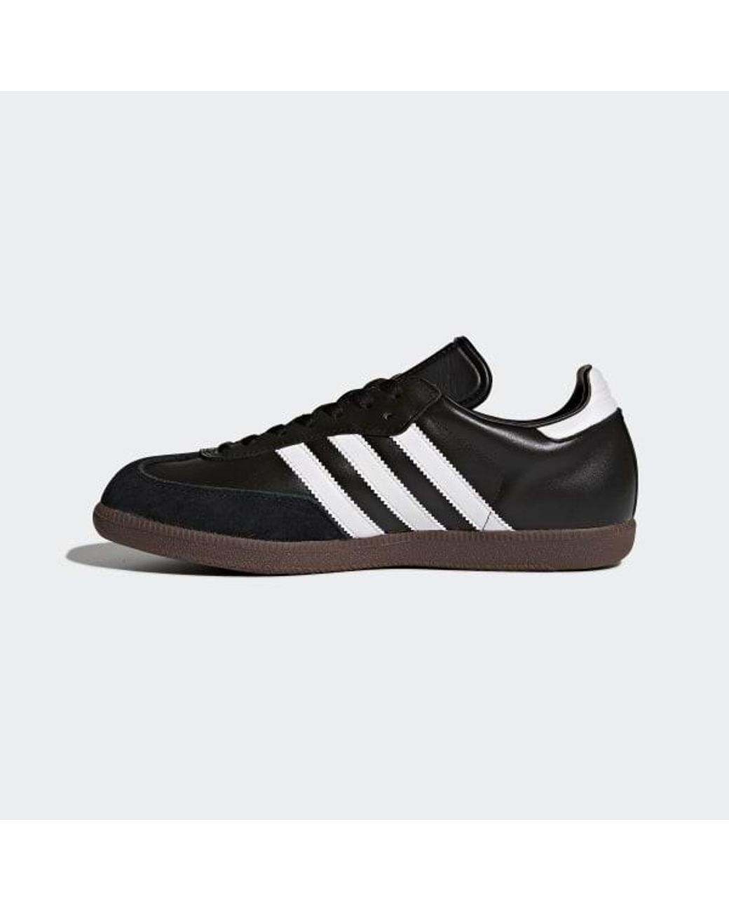 adidas black leather shoes