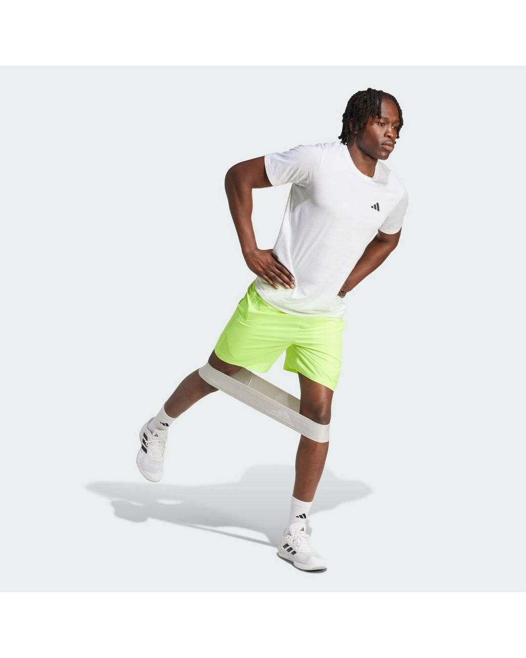 Adidas Green Train Essentials Woven Training Shorts for men