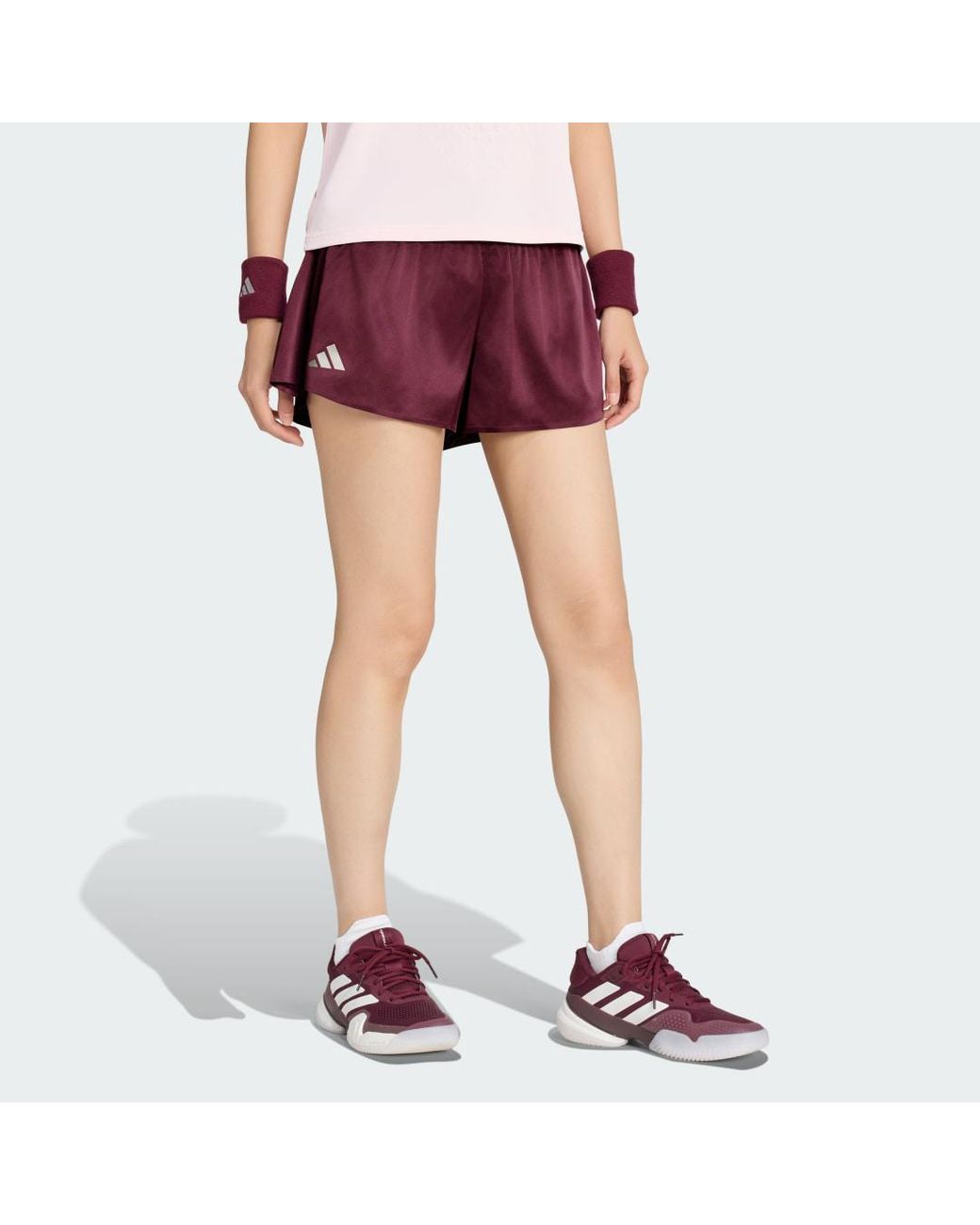 Adidas Red Tennis Climacool Shorts Pro