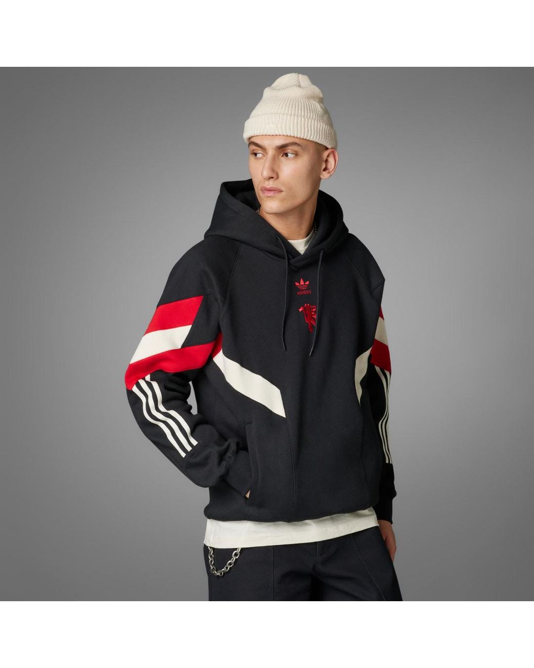 Men's Adidas Originals Graphics United Pullover Sweatshirt Hoodie