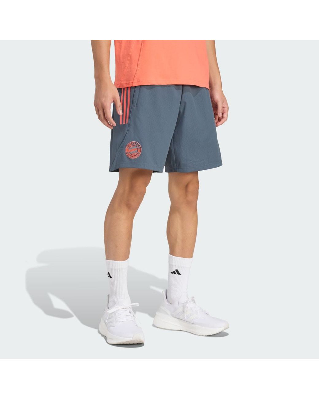 Adidas Blue Fc Bayern Tiro 25 Competition Downtime Shorts for men