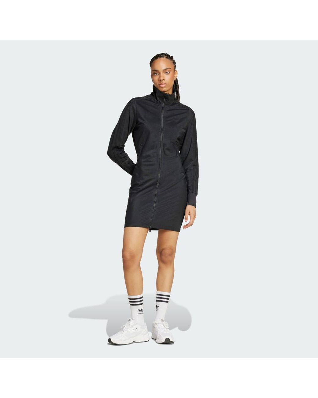 正品 adidas Firebird Zip-Up Trefoil ドレス/ワンピース 正品 adidas Firebird Zip-Up Trefoil ドレス/ワンピース
