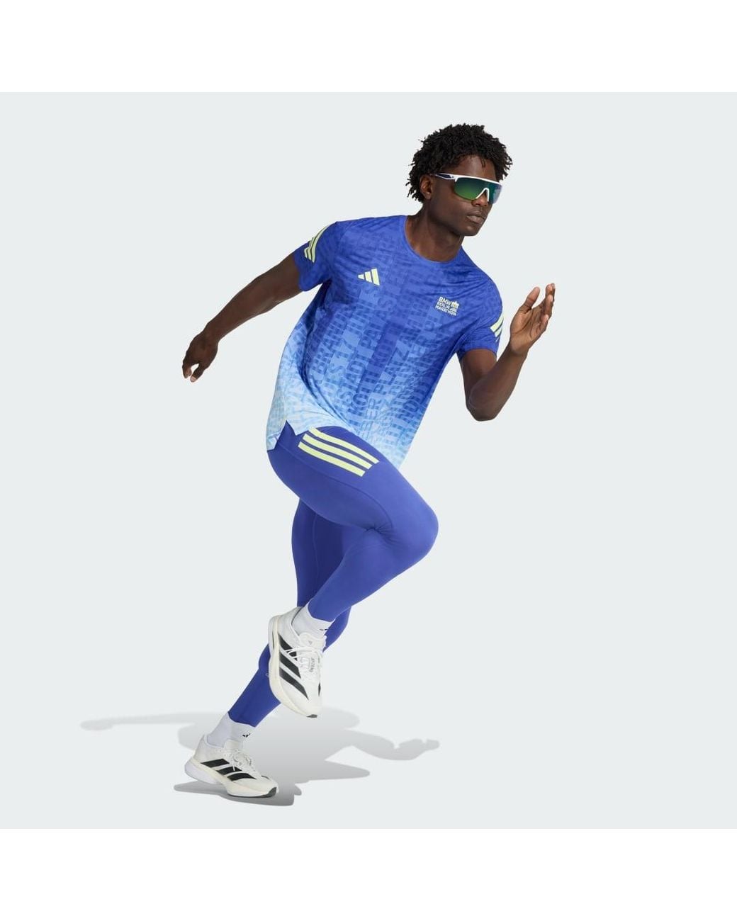 Adidas Blue Bmw Berlin-Marathon 2026 All Over Print T-Shirt for men