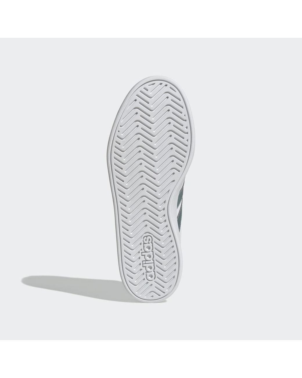 Adidas White Grand Court Base 3.0 Shoes