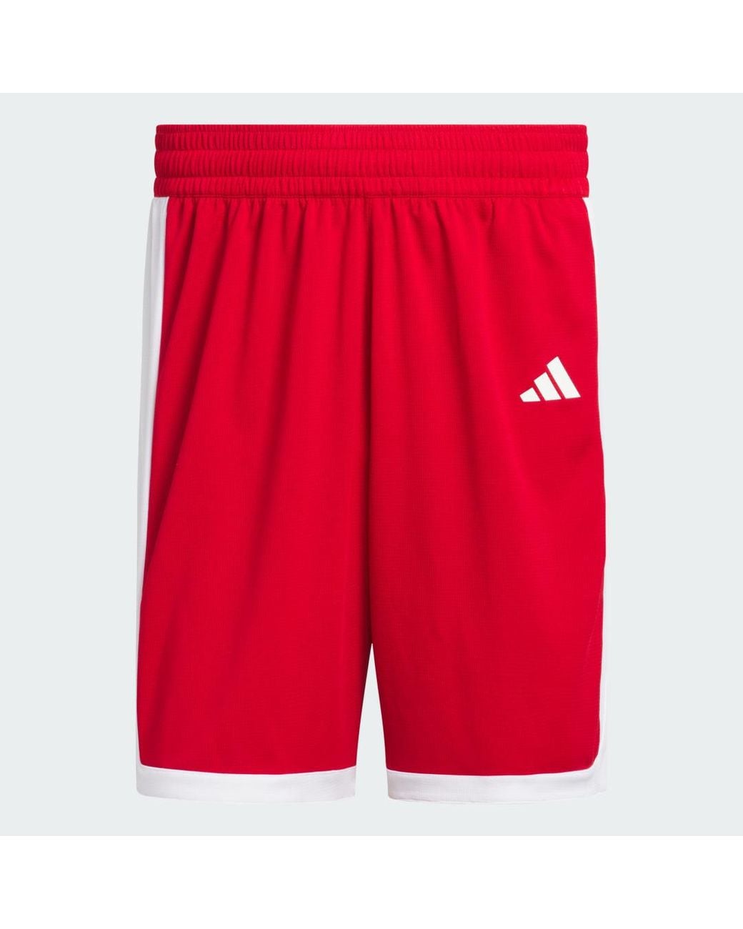 Adidas Red 3G Speed Reversible Basketball Shorts for men