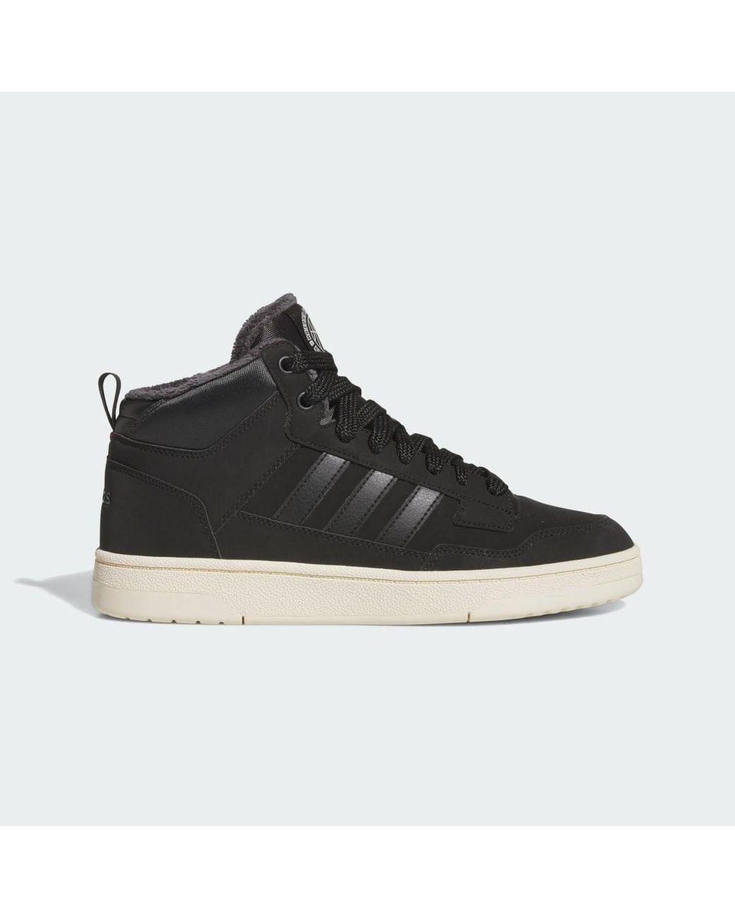 Adidas Black Rapid Court Mid Winterized Shoes