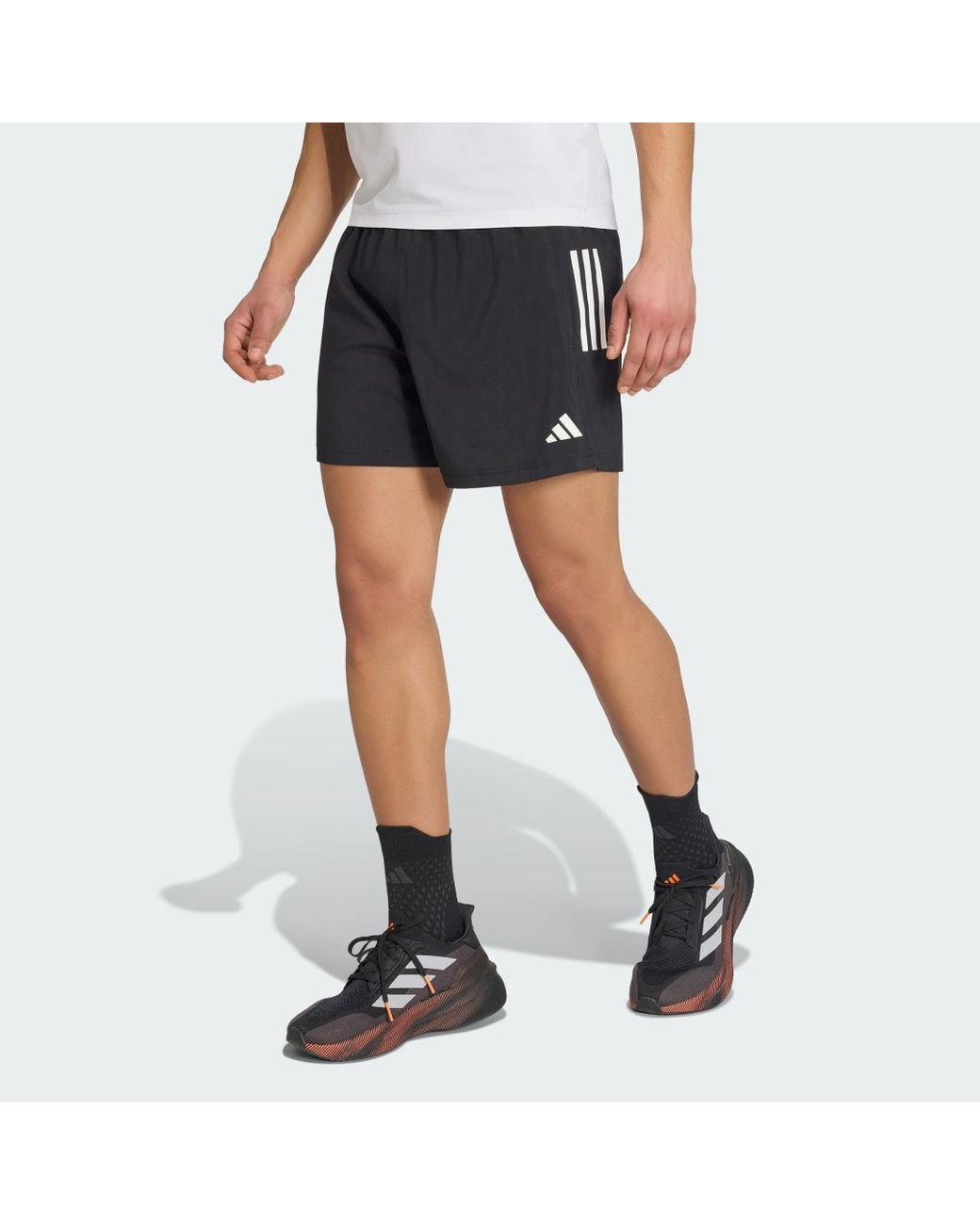 Adidas Black Own The Run Shorts for men