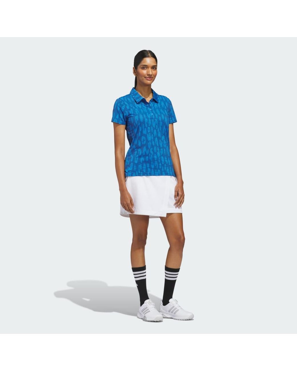 Adidas Blue Ultimate365 Jacquard Climacool Polo Shirt