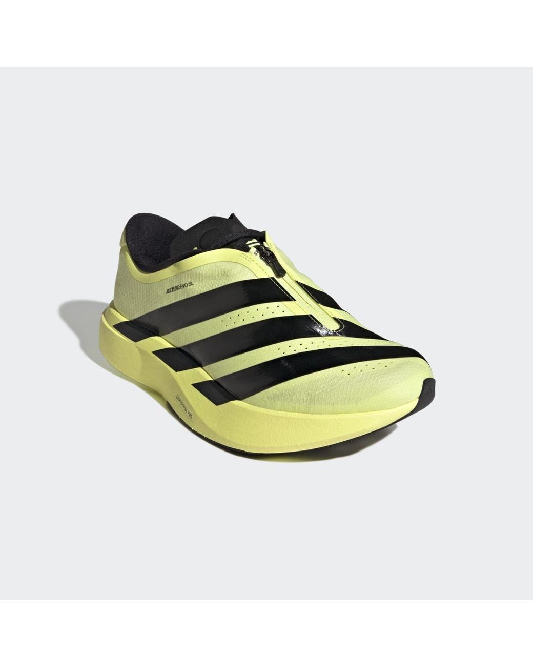 Adidas Green Adizero Evo Sl Zip Lightstrikepro Running Shoes for men
