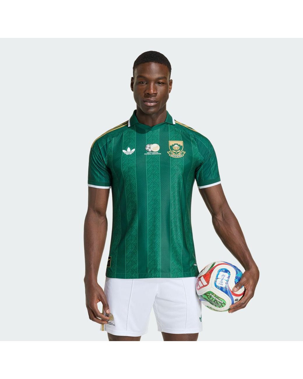 Adidas Green South Africa 26 Away Authentic Jersey for men