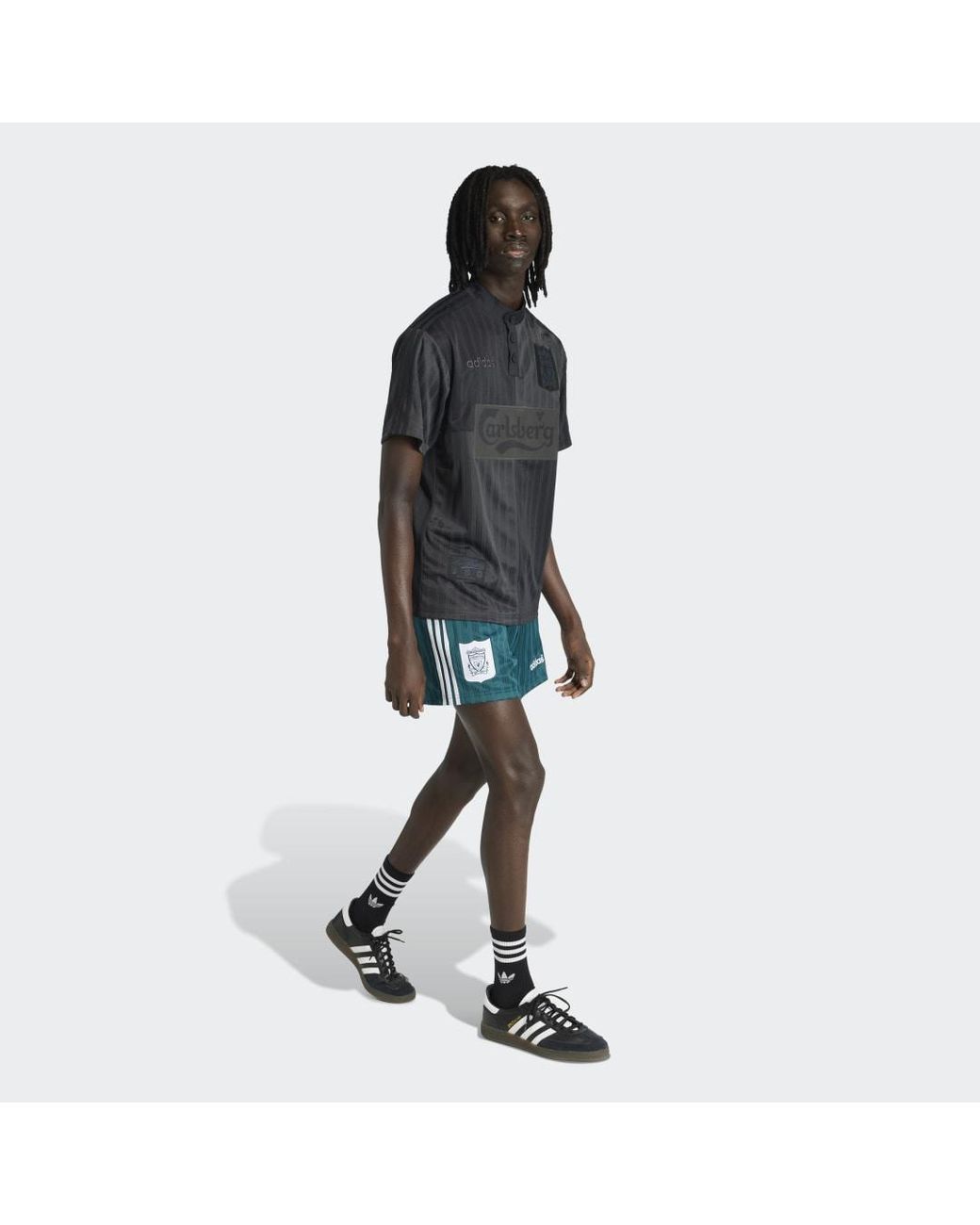 Adidas Green Liverpool Fc Away Short 95 for men