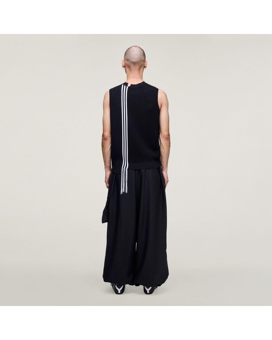 Adidas Blue Y-3 Gfx Knitted Vest
