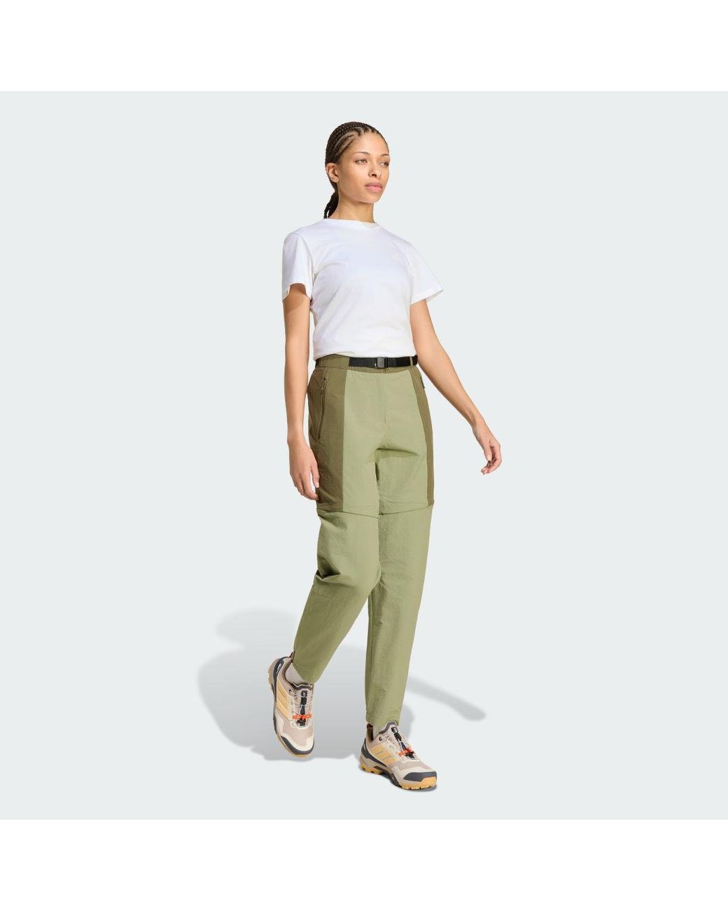 Adidas Green Terrex Xperior Utilitas Clima365 Zip-Off Tracksuit Bottoms