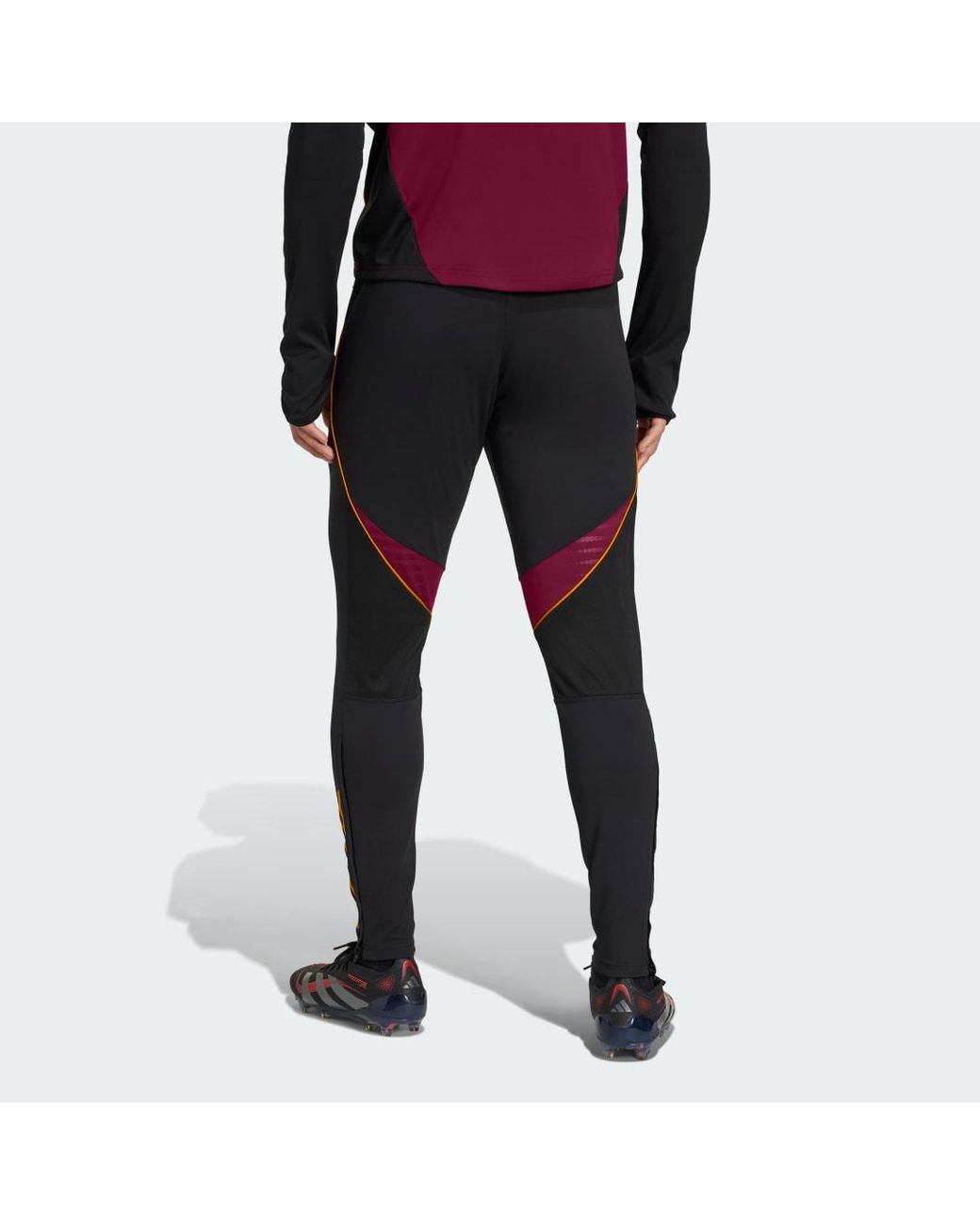 Adidas Black As Roma Tiro 25 Competition Training Pants for men