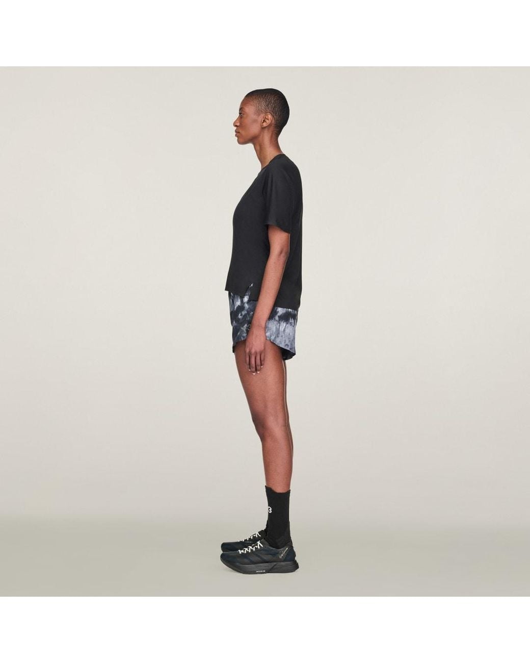 Adidas Black Y-3 Running Long-Sleeve Top