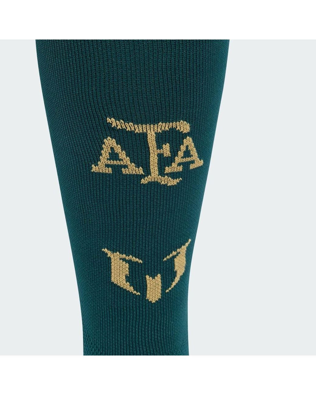 Adidas Green Argentina Messi 26 Socks for men