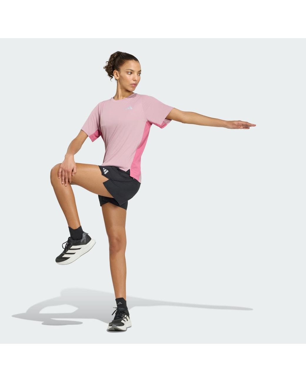 Adidas Red Adi365Breeze Running T-Shirt