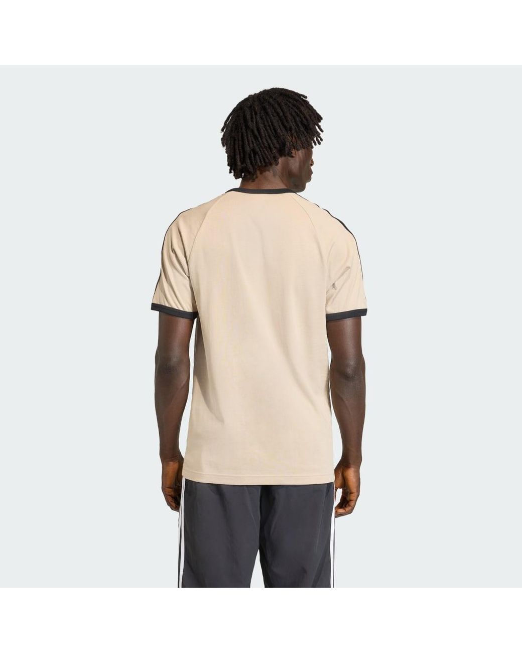 Adidas 3-Streifen T-Shirt in Natural für Herren