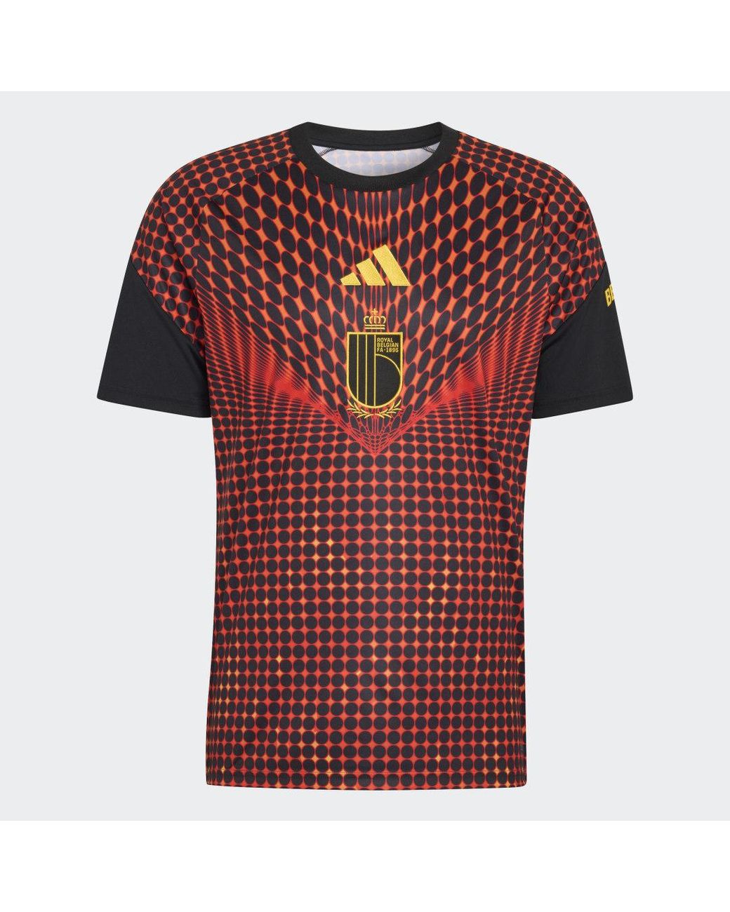 Adidas Red Belgium 2026 Pre-Match Short-Sleeve T-Shirt for men