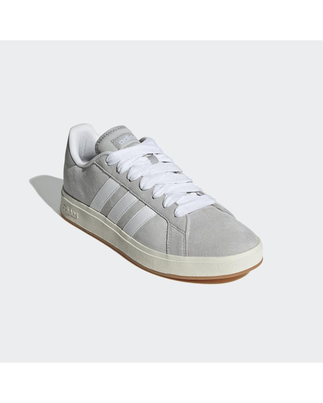 Adidas White Grand Court Base 00S Shoes